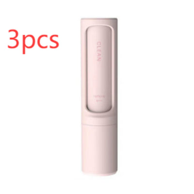2 - 1 Reusable Pet Hair Remover Brush Lint Roller Portable Effective Self Cleaning Tool for Cat Dog Fur Hair Dust Removal Brush - 0 - CJ