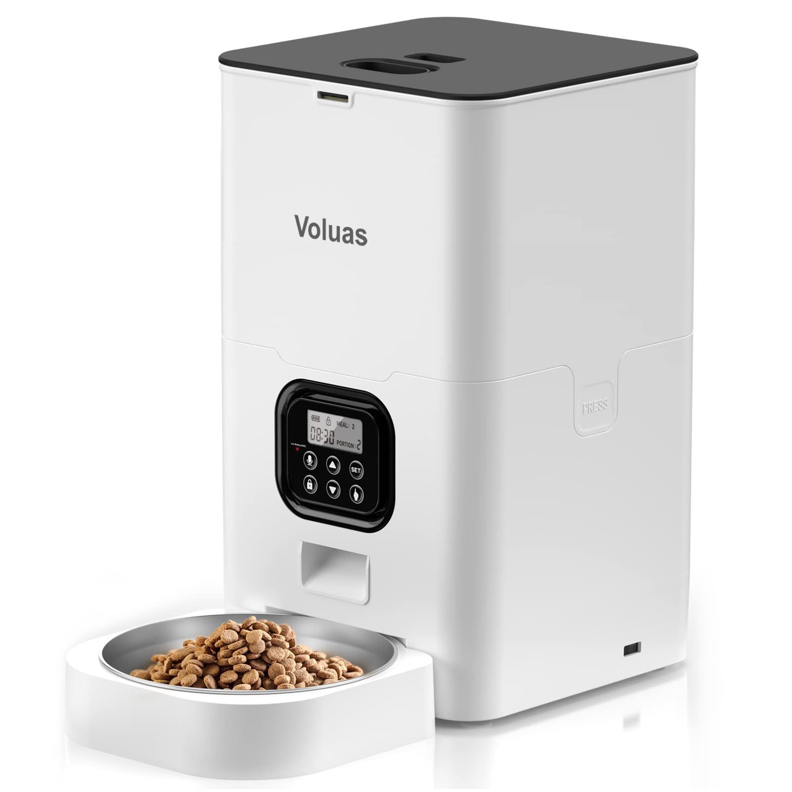 Household Pet Intelligent Automatic Double Meal Feeder - 0 - CJ