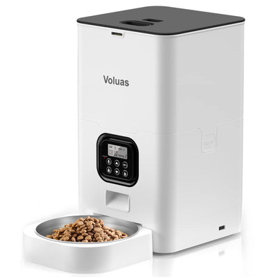 Household Pet Intelligent Automatic Double Meal Feeder - 0 - CJ