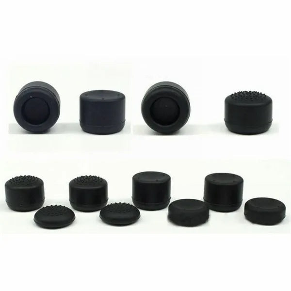 8Pcs Black Silicone Thumb Stick Grip Cover Caps For PS4 One Controller US