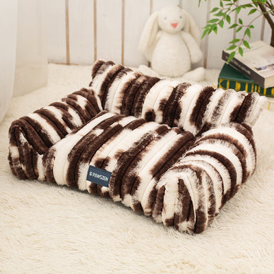 Large Pet Sofa Bed Plush Pet Bed - 0 - CJ