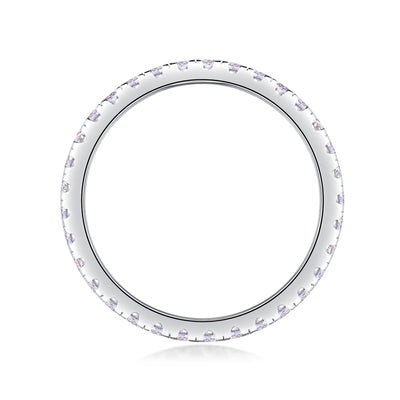 1Luxury Fashion Row Diamond Ring Moissanite Silver Ring Prohibit TikTok sales - 5 - CJ