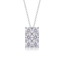 1Grand Round - A Fashionable And Luxurious Diamond Jewelry Piece Set With 0.5 - carat And 0.3 - carat Moissan Diamonds, S925 Sterling Silver And Platinum - plated Pendant Prohibit TikTok sales - 5 - cj