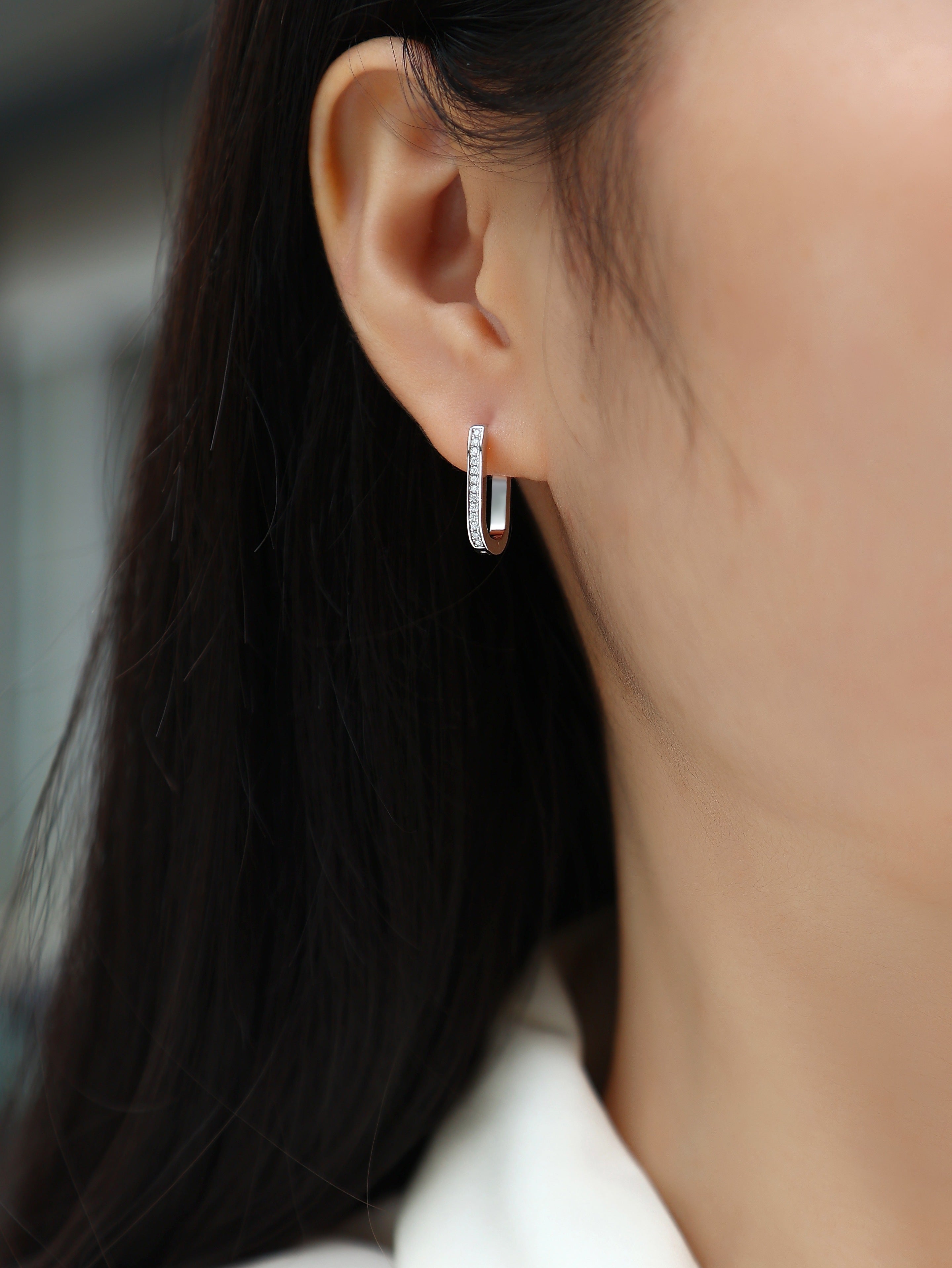 1Reincarnation - Fashionable And Luxurious Diamond Jewelry With Moissanite S925 Sterling Silver And Platinum - plated Stud Earrings Prohibit TikTok sales - 5 - cjdropshipping