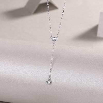 1Tassel - A Fashionable And Luxurious Diamond Jewelry Pendant Set With Moissanite S925 Sterling Silver And Platinum Plating Prohibit TikTok sales - 5 - CJ