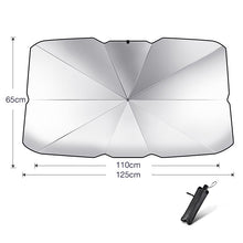 Foldable Car Windshield Sun Shade Umbrella UV Protection Heat Insulation Parasol Auto Front Window Cover Interior Protector Summer Gadgets - 0 - CJ - Coated silver - Small - CJQT123821503CX