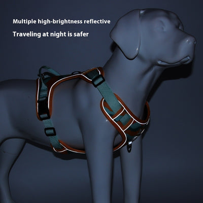 Dog Chest And Back Reflective Commuter Hand Holding Rope - 0 - CJ