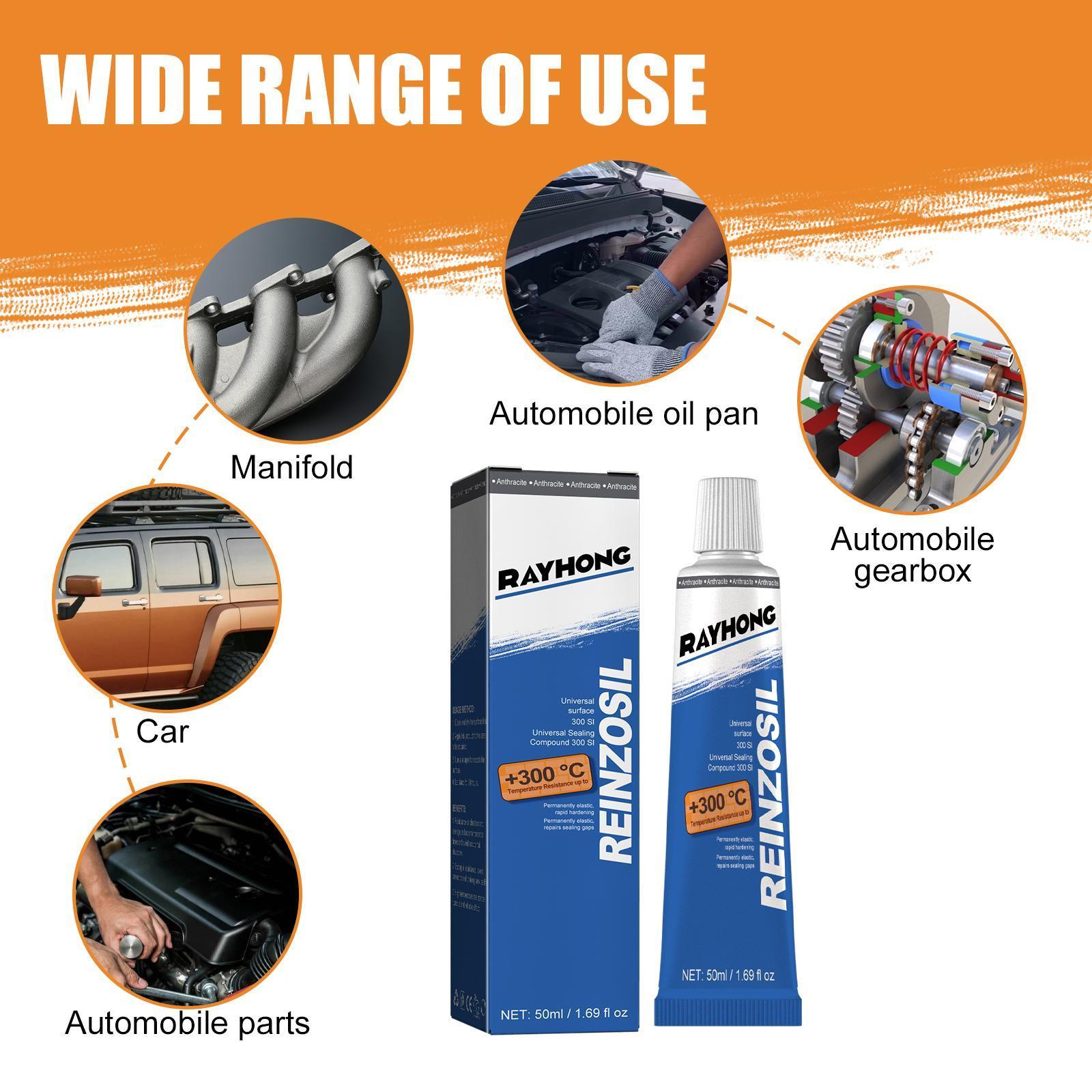 Leihong Engine Sealant, Automobile Metal Fuel Tank Oil Pan Cylinder Gasket Oil Resistant And High Temperature Resistant Automobile Maintenance Sealant - 5 - cjdropshipping