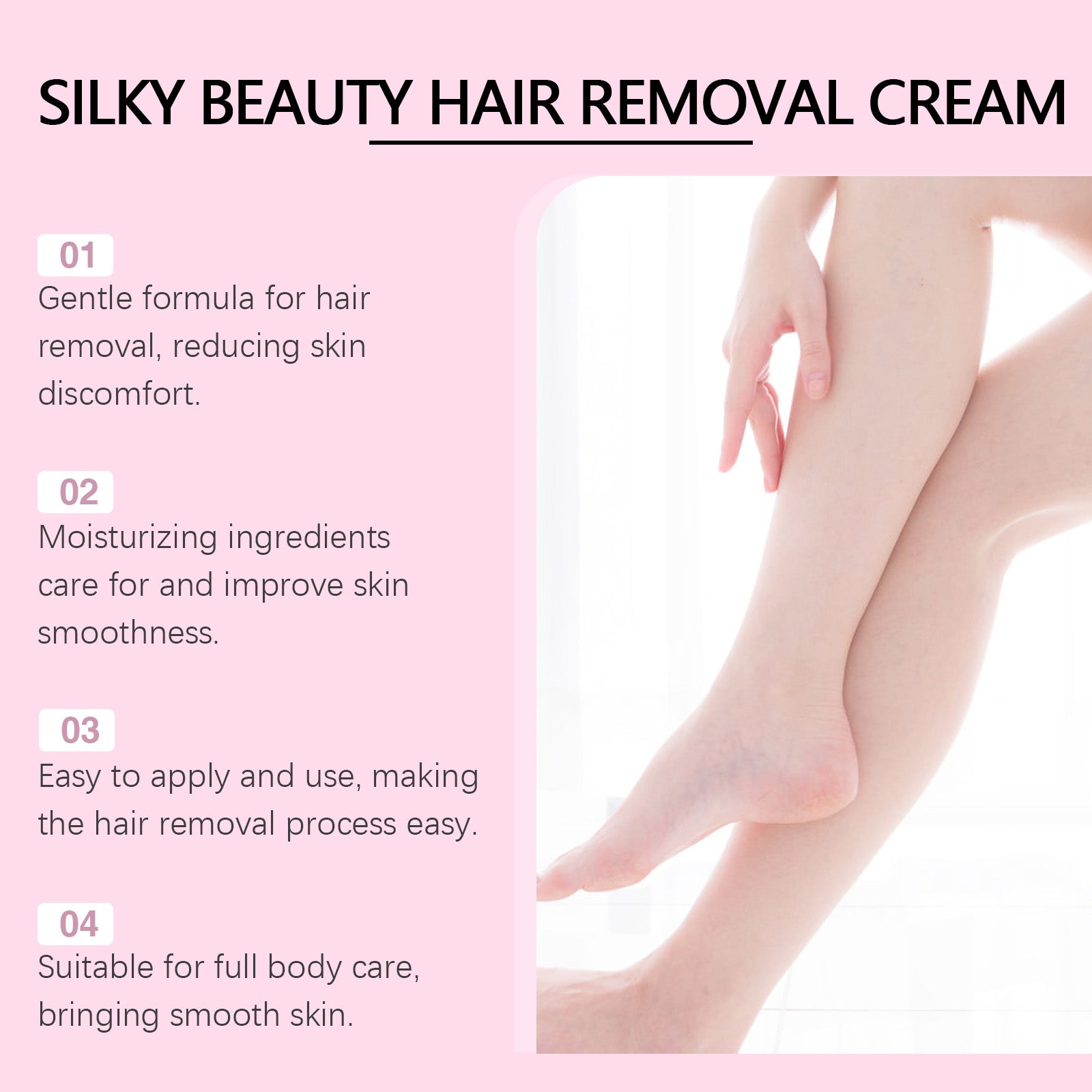 OceAura Silky Hair Removal Cream For Women Armpit Hair, Leg Hair, Whole Body Hair Care For Soft, Smooth And Delicate Skin - 5 - CJ