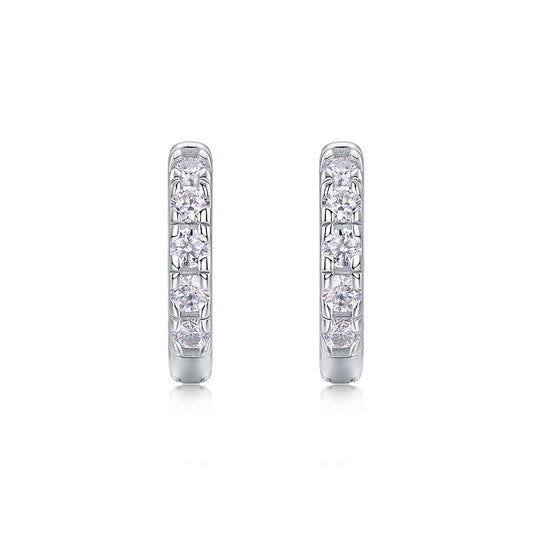 1Summer Iced Tea - Fashionable And Luxurious Diamond Jewelry Set With Moissanite S925 Sterling Silver And Platinum - plated Stud Earrings Prohibit TikTok sales - 5 - cjdropshipping