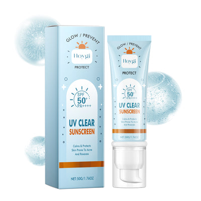 Hoygi UV Clear Sun Sunscreen, Summer Outdoor Anti - Exposure UV Moisturizes Skin Evenly Bright And Not Greasy - 5 - CJ