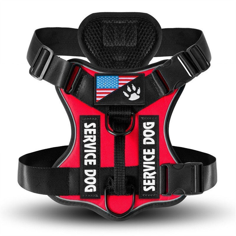 Large Dog Tactical Chest Strap Vest - 0 - CJ
