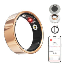 Health Smart Ring, Fitness Tracker, With Heart Rate, Blood Oxygen, Heart Rate Variability, Sleep Monitoring, Step Count, IP68 Compatible With IPhone And Android, No Subscription Fee Required - 5 - CJ