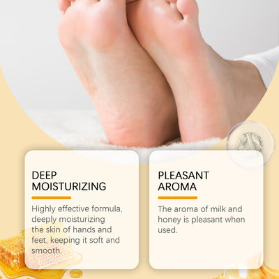 Wiyun Milk And Honey Pulls The Hand And Foot Mask, Gently Cleans Dead Skin, Restores Moisture And Nourishes Delicate Hands And Feet Skin - 5 - CJ