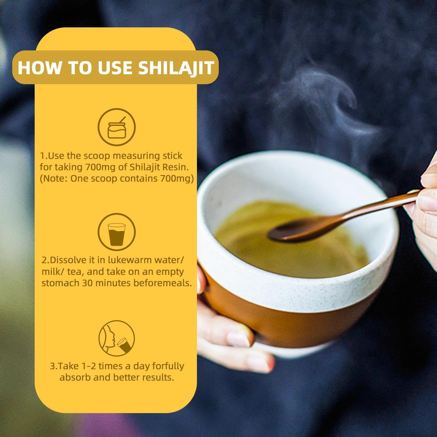 Pure Himalayan Shilajit Gummies  WithAshwagandha, Gokshura  Other Herbs L Noadded Sugar L 60 Chewables Edible Supplement - 5 - CJ