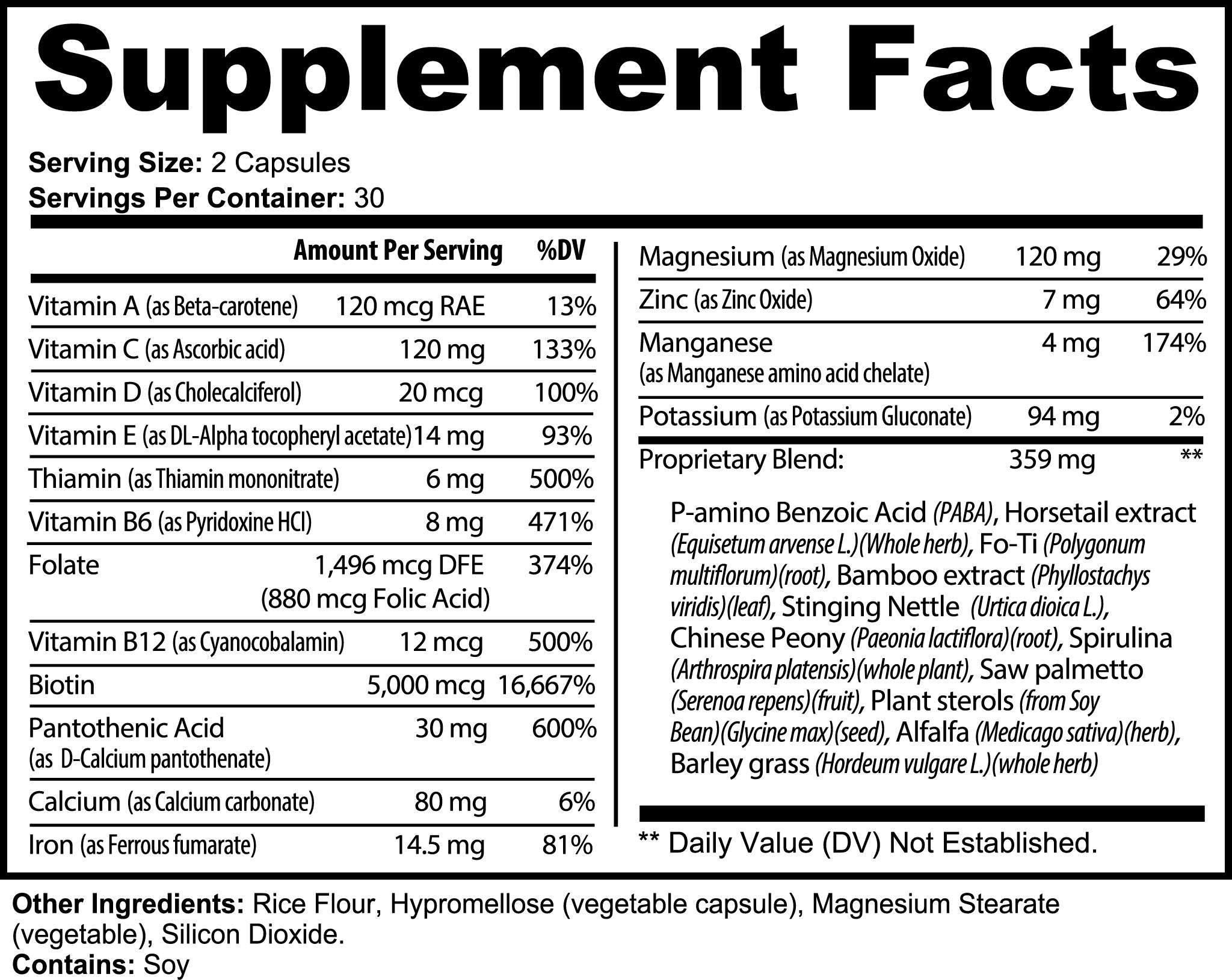 HAIR, SKIN, NAILS SUPPLEMENTS - 5 - CJ