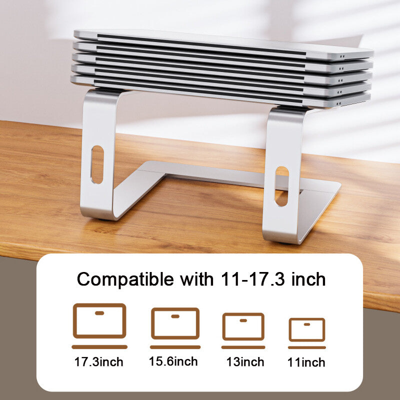 Laptop Tablet Stand Metal Portable Riser Bracket Hold Desk Table Mount - 5 - CJ