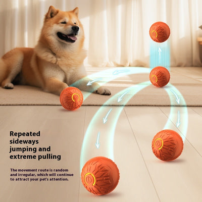 Pets Electric Jumping Ball Automatic Dog - teasing Luminous Pet Products Pets Dogs Training Products Ball Toys For Dogs Resistance - 0 - CJ