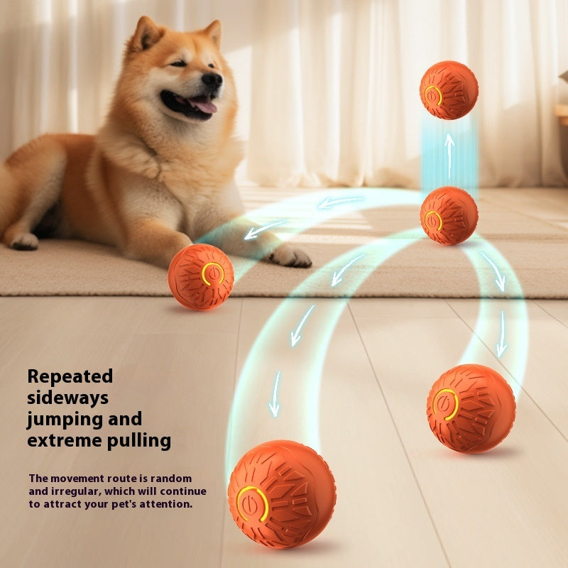 Pets Electric Jumping Ball Automatic Dog - teasing Luminous Pet Products Pets Dogs Training Products Ball Toys For Dogs Resistance - 0 - CJ