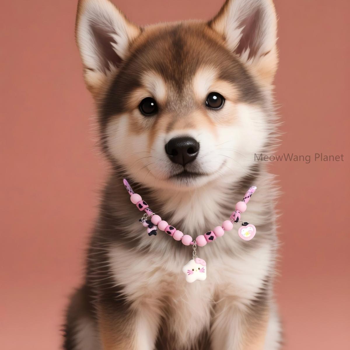 Uxury Adjustable Pet Collar Minimalist Durable Necklace Style For Cats Small Medium Dogs Luxury Gift