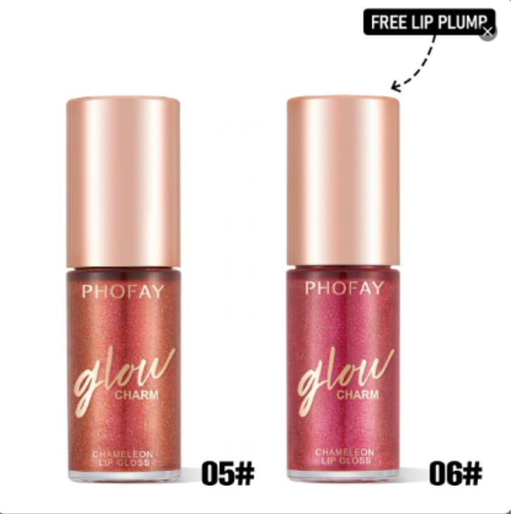PHOFAY Moisturizing Shimmer Lip Gloss - 4 - CJ