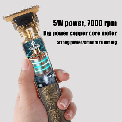Professional Mens Hair Clippers Shaver Trimmers Machine Cordless Beard Electric - 5 - CJ