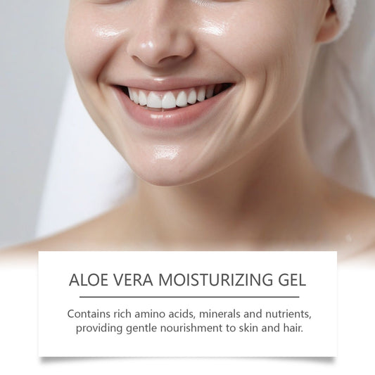 OceAura Aloe Vera Moisturizing Gel Gently Nourishes Facial Skin, Moisturizing And Refreshing Aloe Vera Gel - 5.0 - CJ