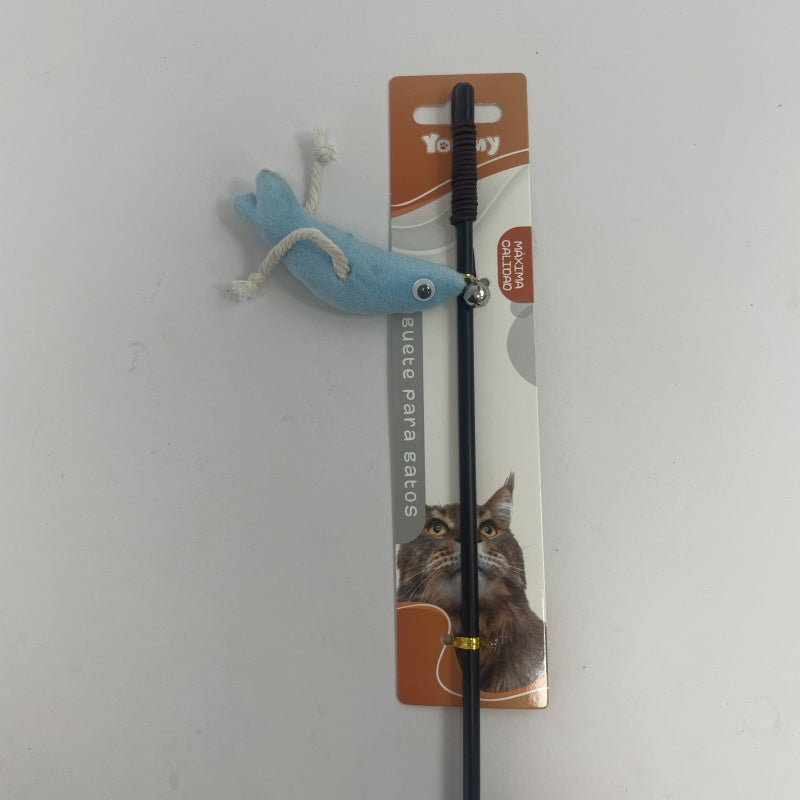 Grasshoppers Tease Cats Stick Poles - 5 - CJ