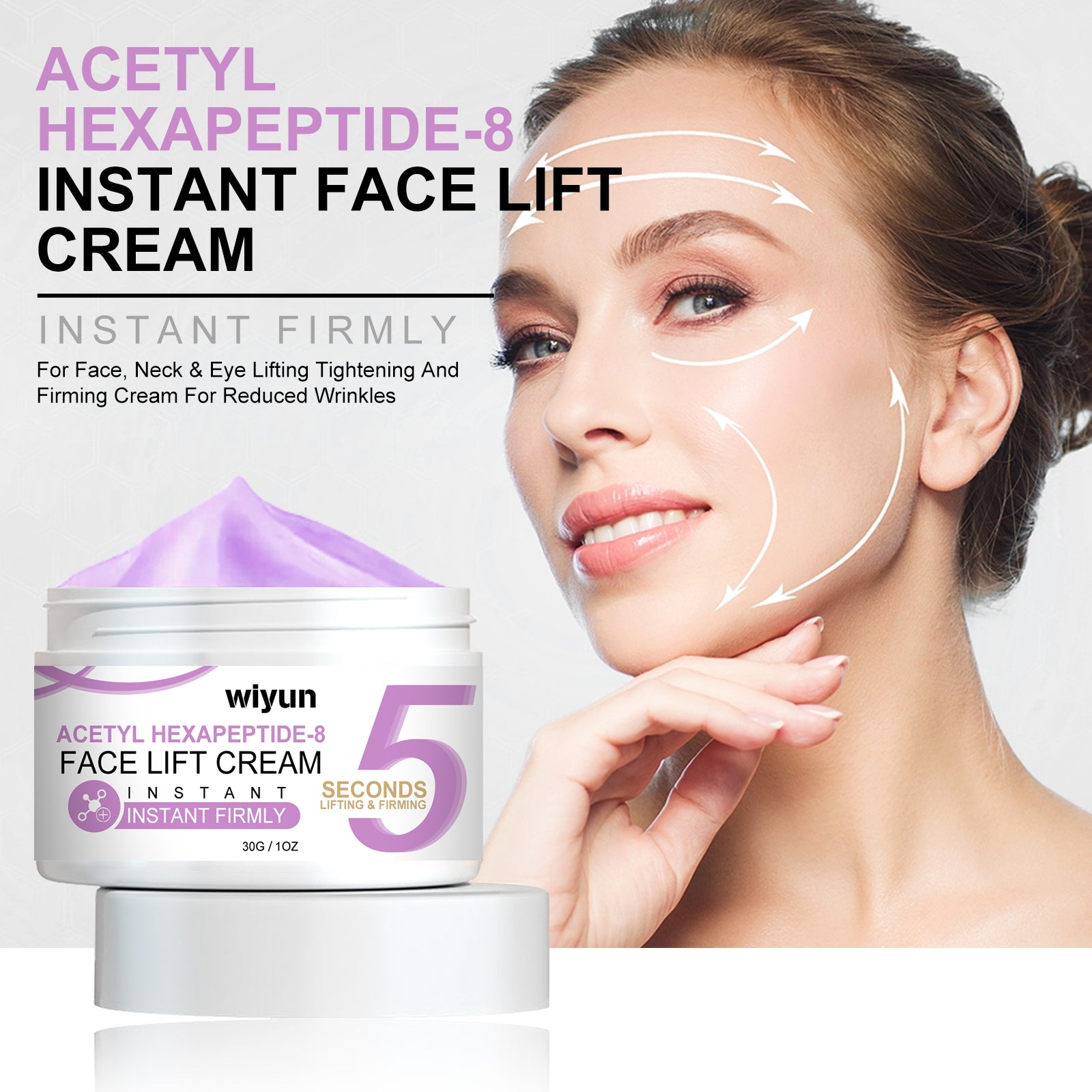 WIYUN Firming Face Lifting Cream Reduces Facial Wrinkles And Eye Bag Lifting Anti - Wrinkle Firming And Moisturizing Skin Cream - 5 - CJ