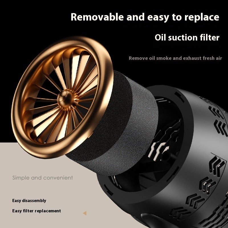 Household Portable Small Desktop Kitchen Ventilator