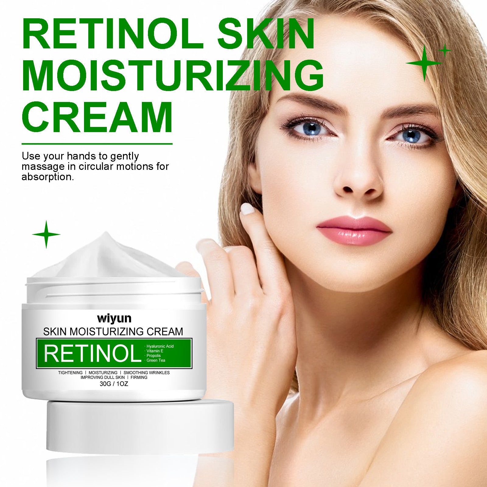WIYUN Retinol Skin Moisturizing Cream, Moisturizing Care Tender And Delicate Moisturizing And Repairing Dull And Brightening Skin Cream - 5 - CJ