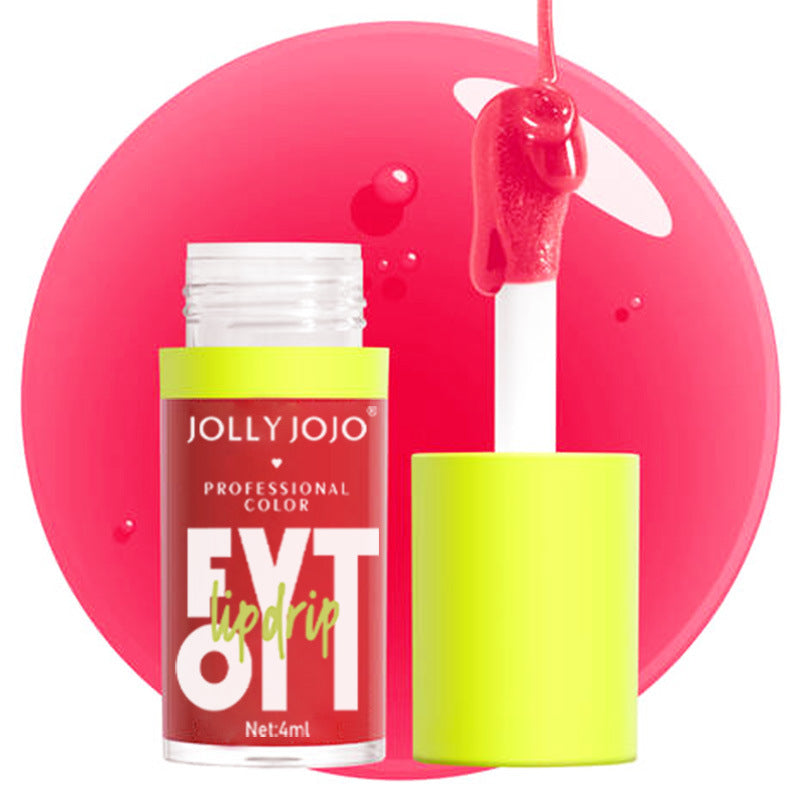 Fruit Flavor Transparent Lip Moisturizing Mirror Gloss - 0 - CJ - 04 Style - CJYD199091004DW