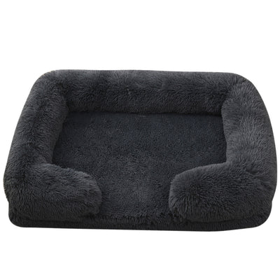 Plush Round Pet Bed Dog Bed Winter - 0 - CJ