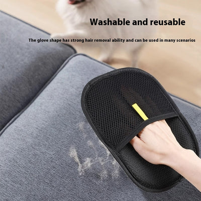 Pet Hair Remover Mitt Pet Hair Remover Gloves Deshedding Brush Glove For Dog Cat Rabbit With Long Short Curly Hair - 0 - CJ