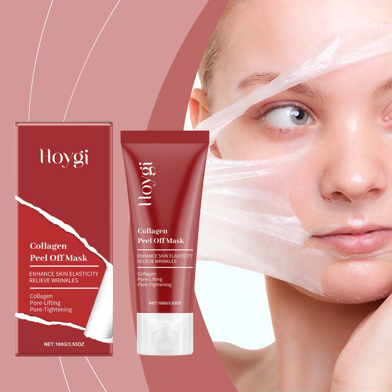 Hoygi Collagen Tear Mask, Gently Hydrating, Moisturizing, Nourishing And Firming The Skin. Apply The Peel - Off Mask - 5 - CJ