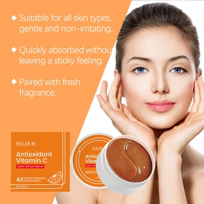 EELHOE Vitamin C Under Eye Patches For Dark Circles Care, Cooling, Moisturizing, Hydrating Eye Area Mask Patches - 5 - CJ