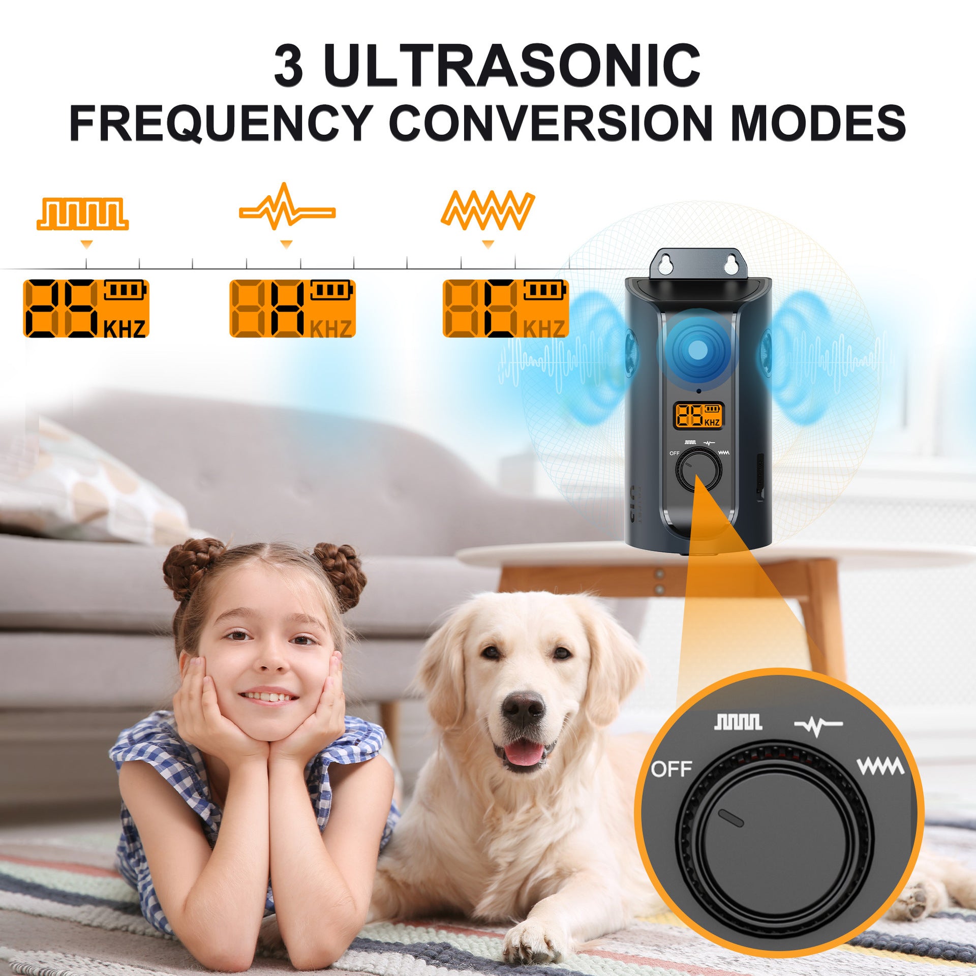 Pet Ultrasound Stoppers Outdoor Intelligent Anti - barking Device - 0 - CJ