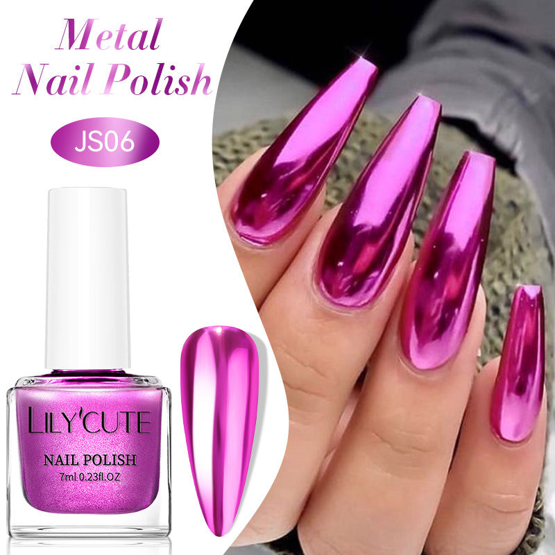 Quick - dry Metallic Mirror Nail Polish, No Baking Required - 0 - CJ