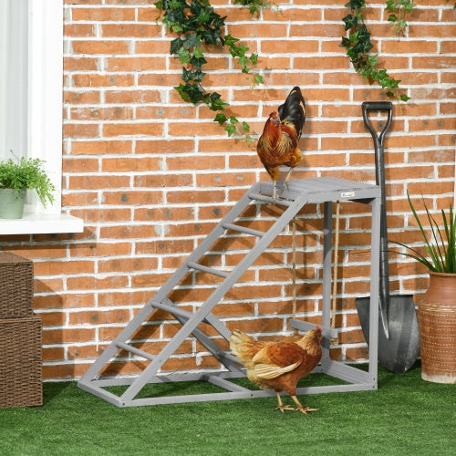 Swing Set With Chicken Perch And Hen Ladder, Chicken Coop Toys - 5 - CJ