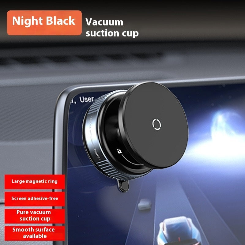 Magnetic Car Navigation Phone Holder Vacuum Sucker - 0 - CJ - K009 Black - CJYD243680705EV