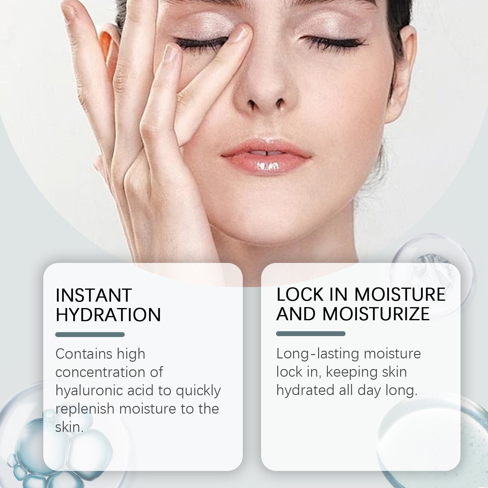 OUHOE Hyaluronic Acid Hydrating Ampoule Facial Hydrating Hydrating Repair Skin Tender Hydrating Essence - 5 - CJ