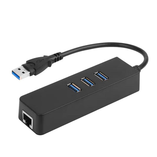 3 Ports USB 3.0 Hub Gigabit Ethernet Adapter 10/100/1000 Mbps Converter LAN RJ45 Wired USB Network Adapter - 5 - CJ