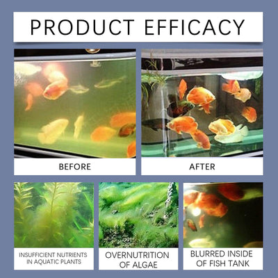 Yebang Fish Tank Water Clarifier Aquarium Water Clarifier Household Fish Tank Decontamination Cleaner - 5 - CJ