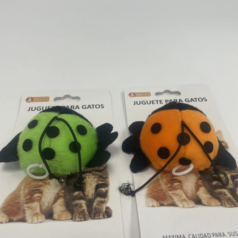 Cat Toy Electric Seven-star Ladybug