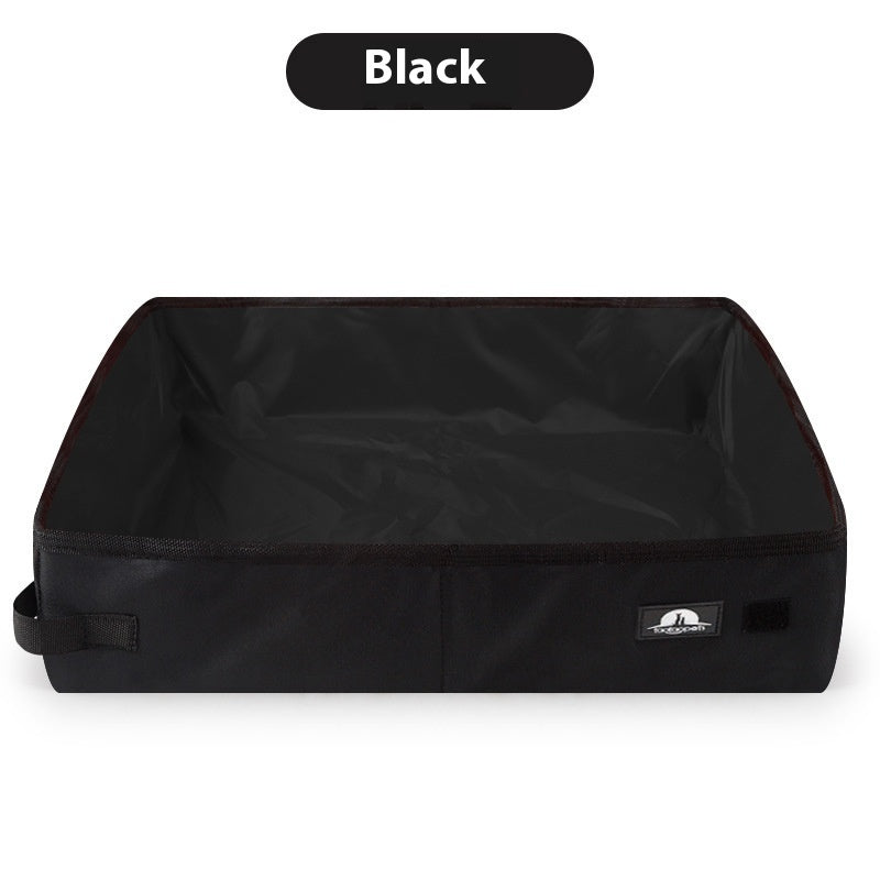 Portable Foldable Litter Box Waterproof Oxford Cloth - 0 - CJ