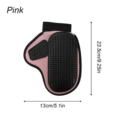 Cat Hair Removal Glove Pet Supplies Bath Massage Jerking Gloves Cat Dog Massage Bathing Cleaning Grooming Supplies Silicone Hair Sticking Removal Brush - 5.0 - CJ