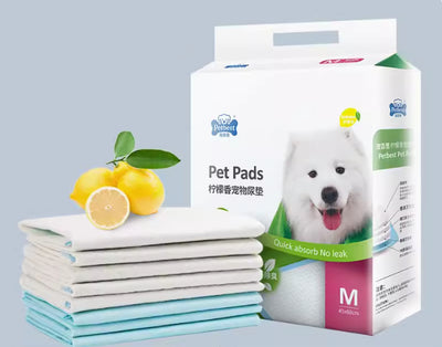Dog Urine Pad Thickened Baby Diapers Pet Supplies - 0 - CJ - Thickened Lemon Scent - XL - CJNZ210991609IR
