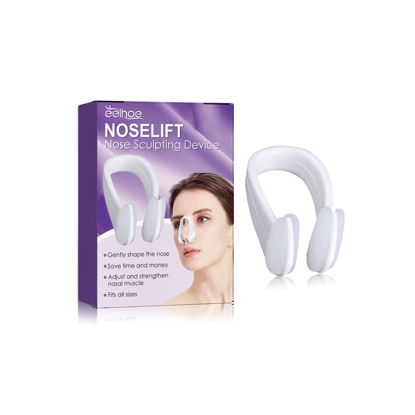 EELHOE Nose Shaper Nose Shaping Contour Tightening And Straightening Mountain Root High Nose Bridge Beauty Nose Shaper - 5 - CJ