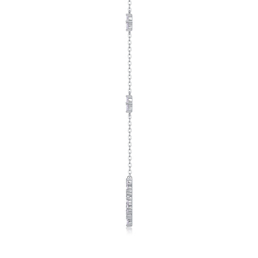 1Iris - A Fashionable And Luxurious Diamond Jewelry Pendant Set With Moissanite S925 Sterling Silver And Platinum Plating Prohibit TikTok sales - 5 - CJ