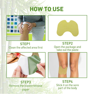 Mugwort Patch For Knee Care To Activate Tendons And Bones And Relieve Lumbar And Cervical Joint Pain - 5 - CJ
